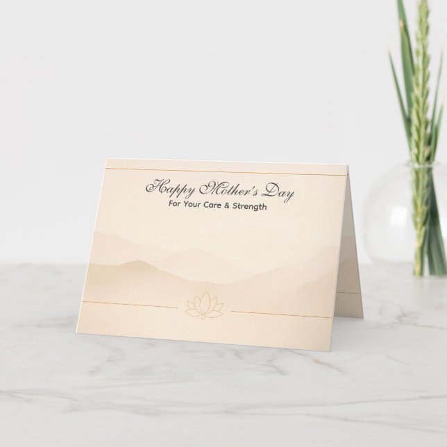 Tarjeta Mother’s Day Cards for Clients with Offer  Wellnes (Anverso)