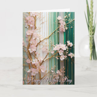 Tarjeta Mother's Day Blooming Cherry Blossoms Wall