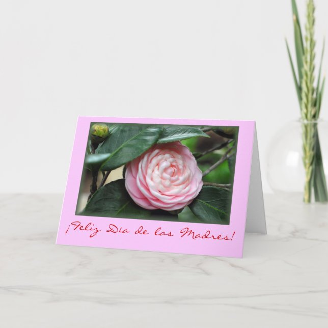 Tarjeta "Mother's day Camellia" (Anverso)