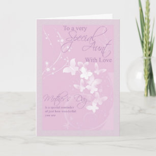 Tarjeta Mother's Day Card, Special Aunt