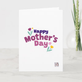Tarjeta Mother's Day - Simple Colorful