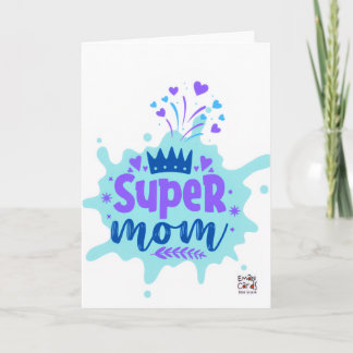 Tarjeta Mother's Day - Super  Mom