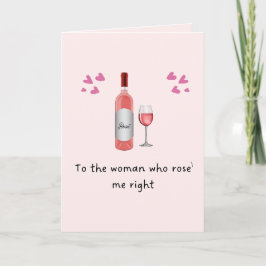 Tarjeta Mothers Day to the Woman who Rose' Me Card