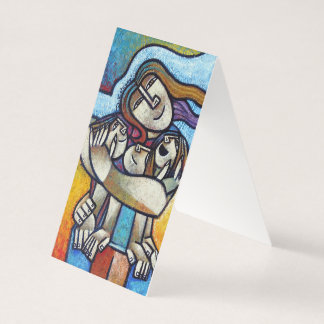 Tarjeta Mothers Hug - Contemporary Cubist Art Greeting Car