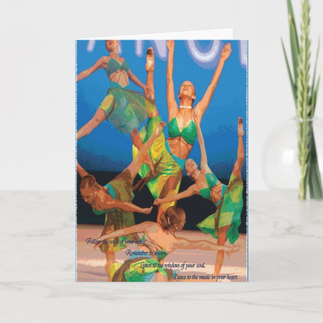Tarjeta motivación de baile (Anverso)