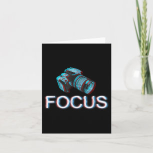 Tarjeta Motivación de enfoque de cámara