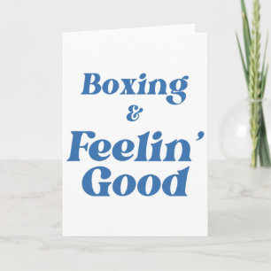 Tarjeta Motivación de Entrenamiento de Boxeo Fitness Senti