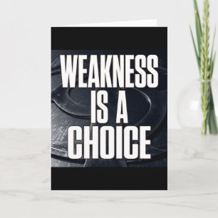 Tarjeta Motivación de entrenamiento de gimnasio de constru