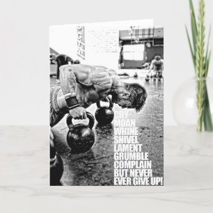 Tarjeta Motivación de gimnasio