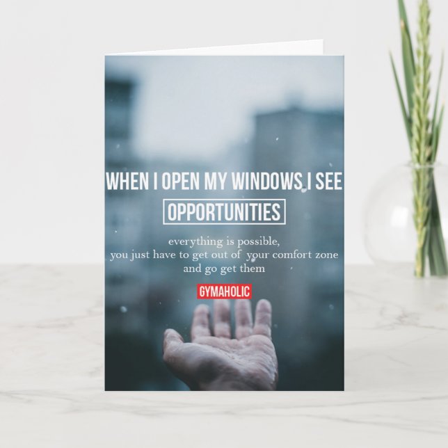 Tarjeta Motivación de gimnasio (Anverso)