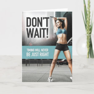 Tarjeta Motivación de gimnasio