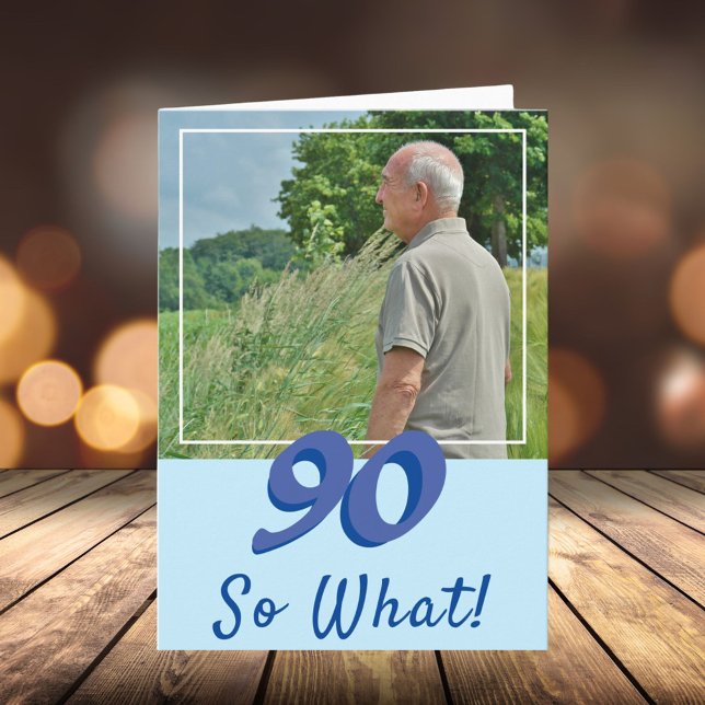 Tarjeta Motivacional agrega una foto para los 90 años (Subido por el creador)