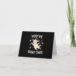 Tarjeta Motivacional Divertida 'Tú Cabra Esto'