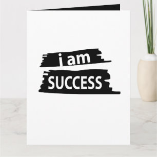 Tarjeta Motivacional Soy Éxito Motivacional