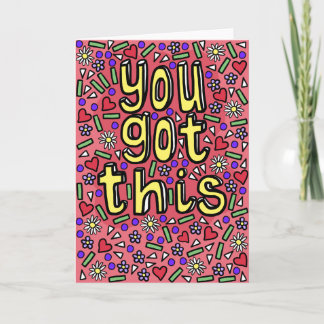 Tarjeta motivacional y Inspiradora