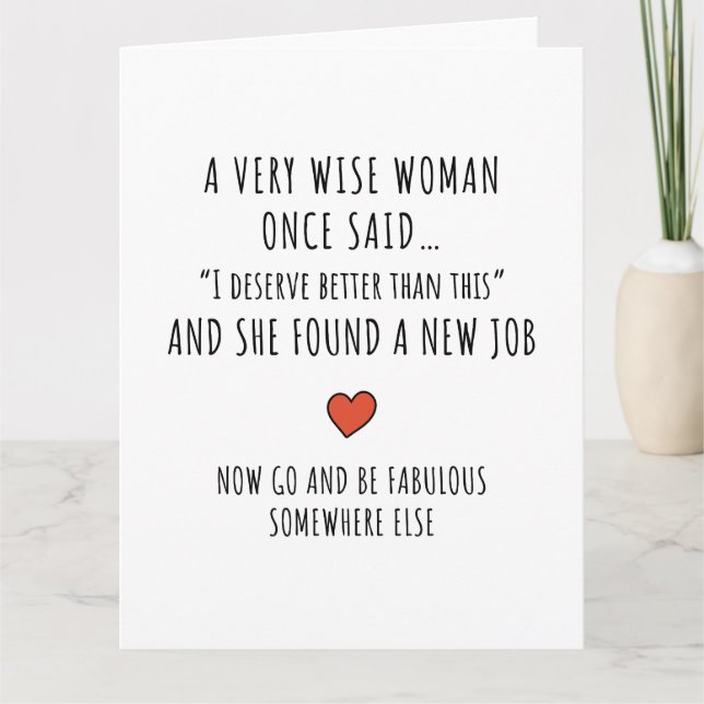 Tarjeta Motivational Career Change (Anverso)