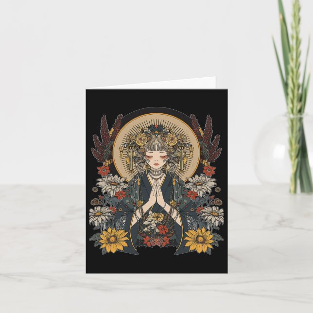 Tarjeta Motivo de anime manga Mandala Obra de arte Anime  (Anverso)