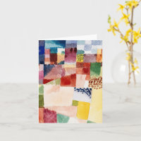 Motivo de Hammamet de Paul Klee, Arte abstracto