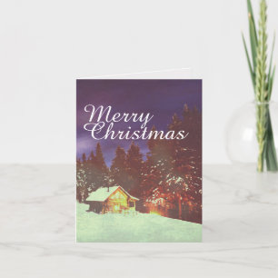 Tarjeta Motivo para la Navidad invierno mágico