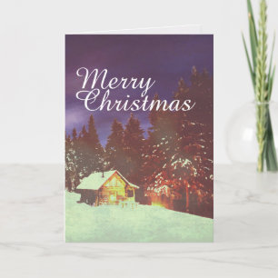 Tarjeta Motivo para la Navidad invierno maravilloso