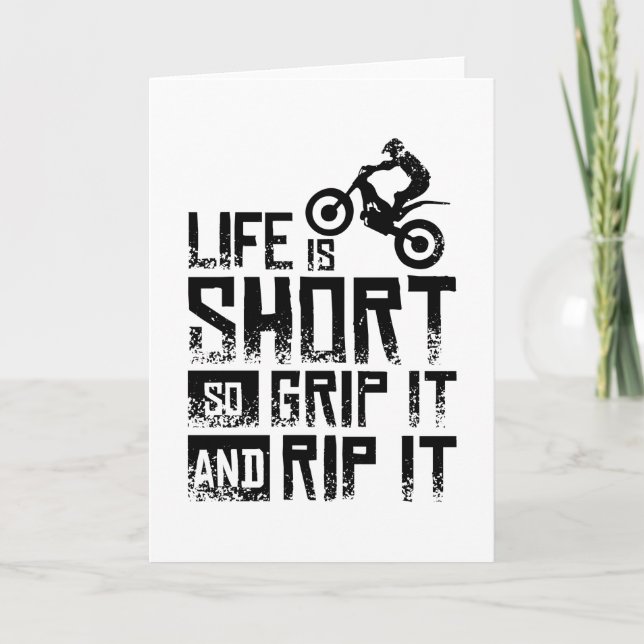 Tarjeta Moto Trial Bike (Anverso)