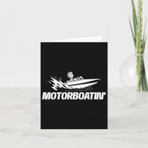 Tarjeta Motocicleta - Capitán de vela, propietario de un b