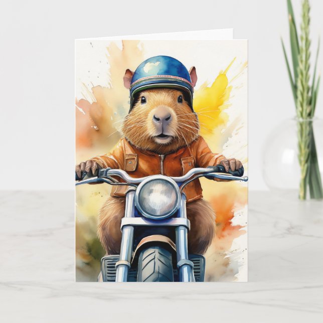 Tarjeta Motocicleta Carpincho (Anverso)