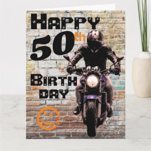 Tarjeta Motocicleta 'Cumpleaños 50 todavía lo tengo
