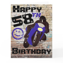 Motocicleta 'Cumpleaños 58 aún lo tiene