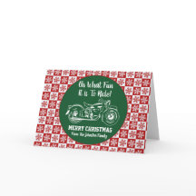 Motocicleta de los navidades Oh Qué Fun Snowflake