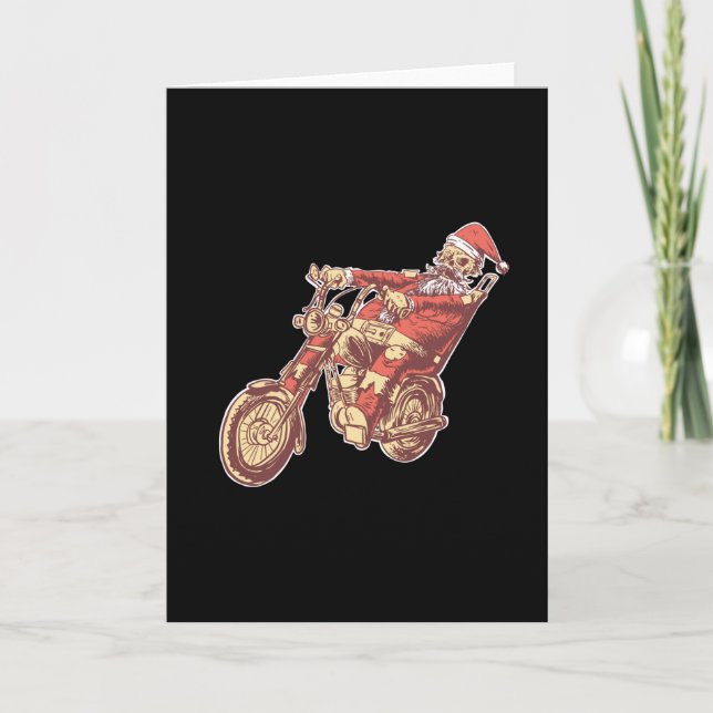 Tarjeta Motocicleta de Skeletans Santar (Anverso)