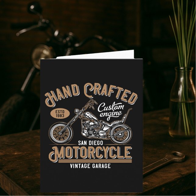 Tarjeta Motocicleta Hecha a Mano (Subido por el creador)
