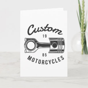 Tarjeta Motocicletas Custome