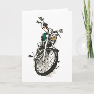 Tarjeta Motocicletas en tinta I