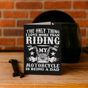 Tarjeta Motociclista Papá Motero