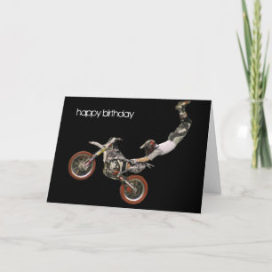 Tarjeta motocrós aéreo #1