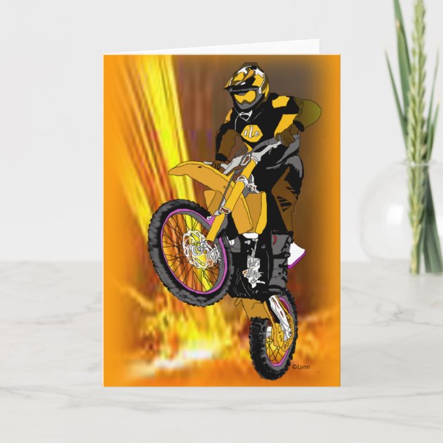 Tarjeta Motocross 404 (Anverso)