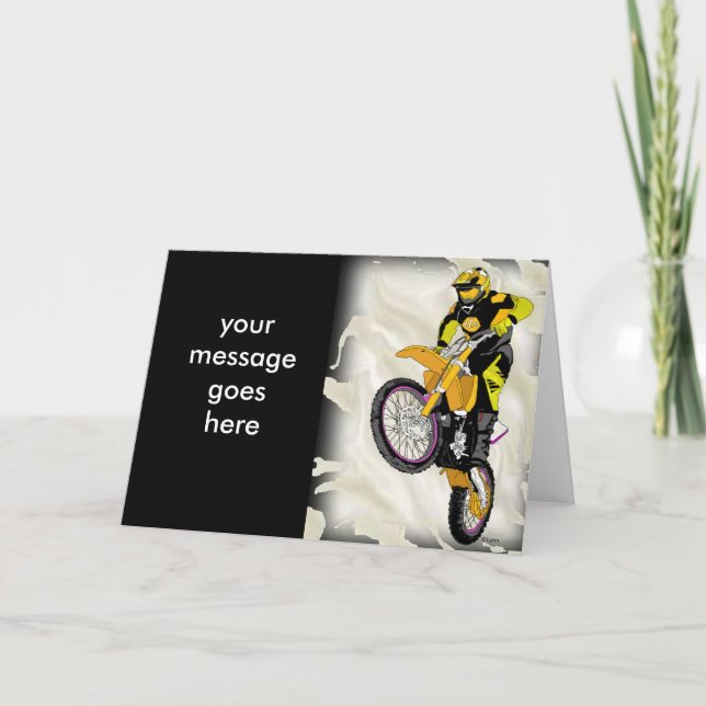 Tarjeta Motocross 409 (Anverso)