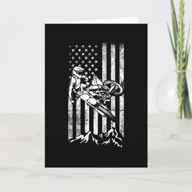 Tarjeta Motocross Gift Dirt Bike (Anverso)