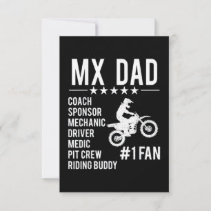 Tarjeta Motocross MX Dad