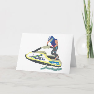 Tarjeta Motonáutica de pie SuperJet