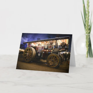 TARJETA MOTOR DE VAPOR DE "QUO VADIS" -