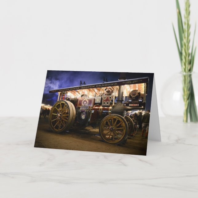 TARJETA MOTOR DE VAPOR DE "QUO VADIS" - (Anverso)