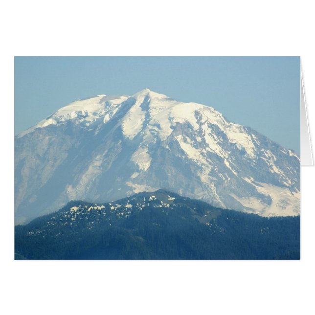 Tarjeta Mount Rainier (Anverso (Horizontal))
