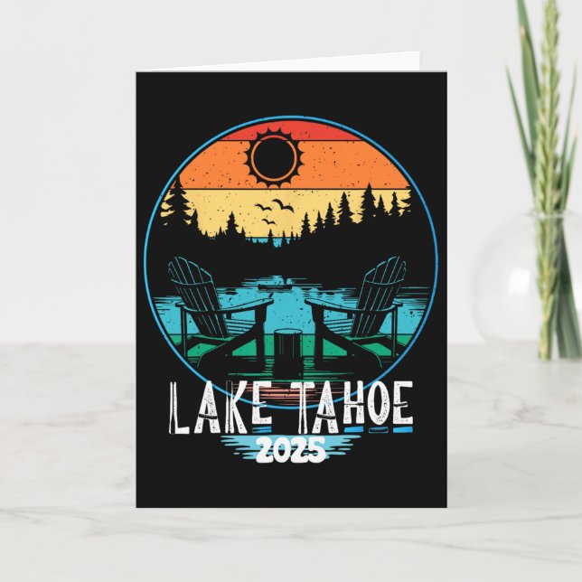 Tarjeta Mountain Hiking Skiing Family Vacation 2025 Trip L (Anverso)