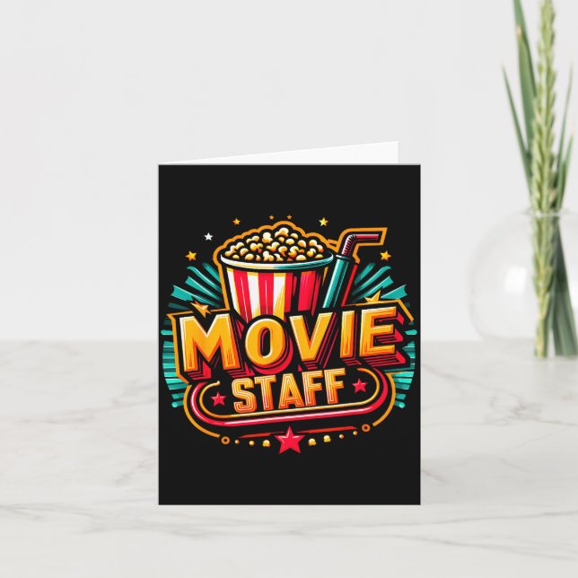 Tarjeta Movie Staff Party Night Behind The Scene Awesomene (Anverso)