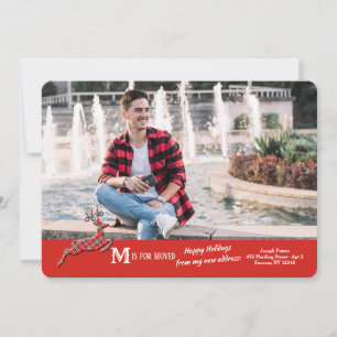 Tarjeta móvil de vacaciones con foto de Oh Deer