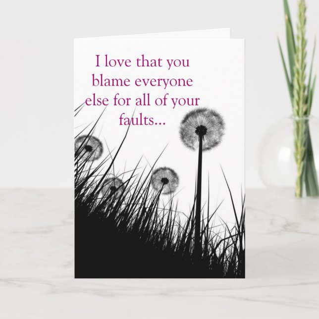 Tarjeta MP900438734, me encanta que culpes a todos... (Anverso)