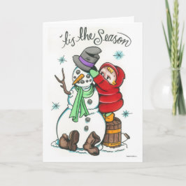 Tarjeta Mr. Snowman