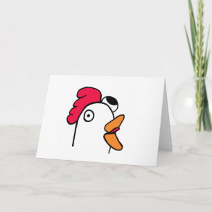 Tarjeta Ms Rude Chicken Head Card